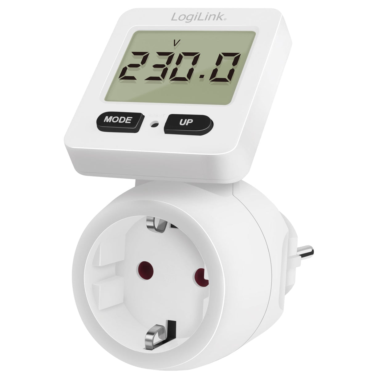 Logilink Energimätare Med Kostnadsberäkning Roterbar Display