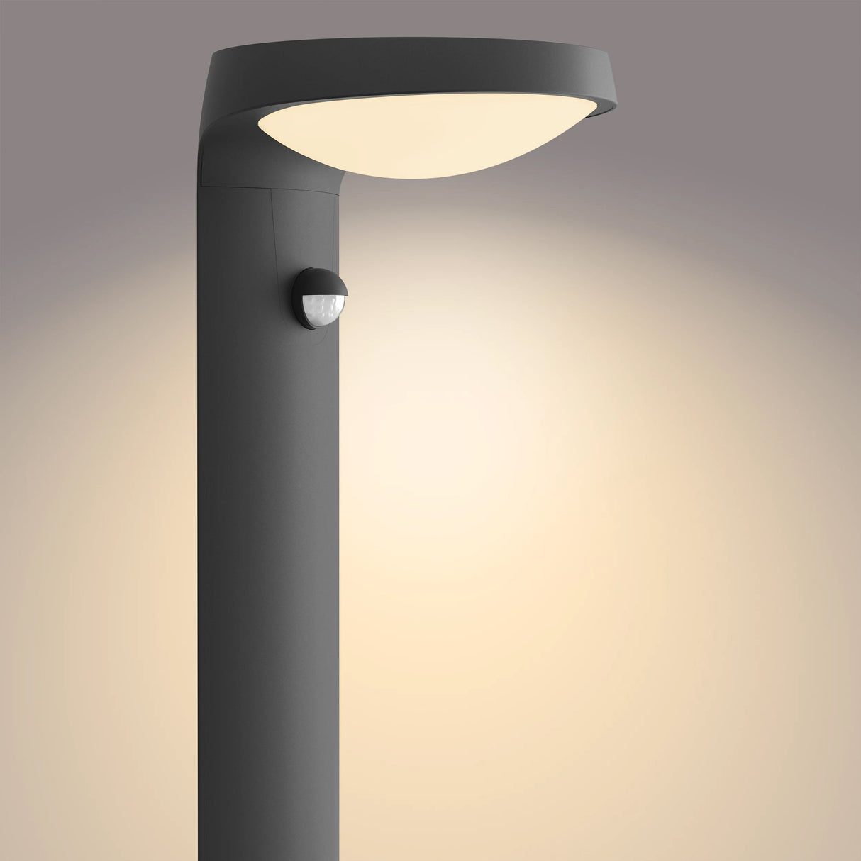 Philips Tyla Piedestal Solcell Ir-Sensor Ultra Efficient Led 255Lm Ip44 Antracit