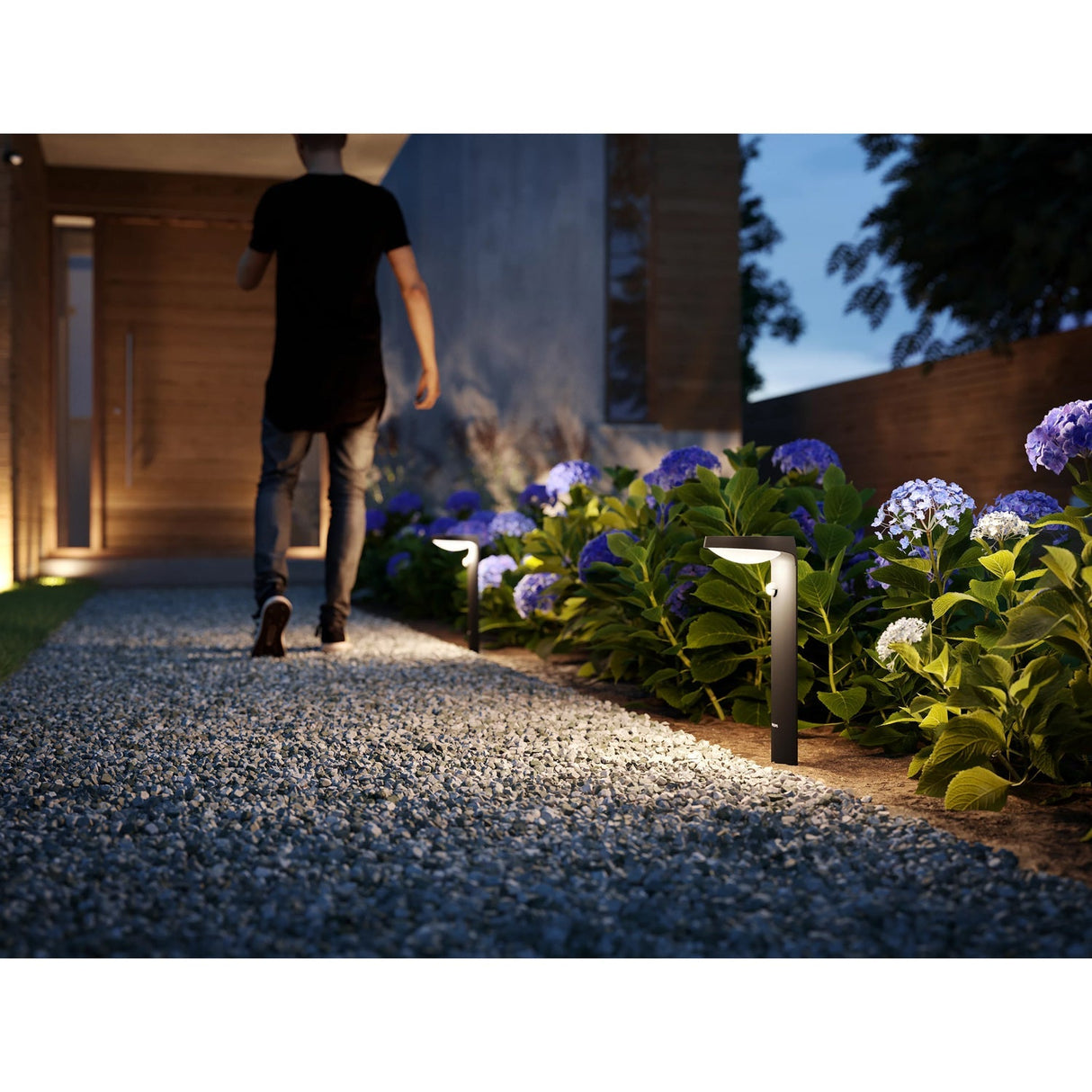 Philips Tyla Piedestal Solcell Ir-Sensor Ultra Efficient Led 255Lm Ip44 Antracit