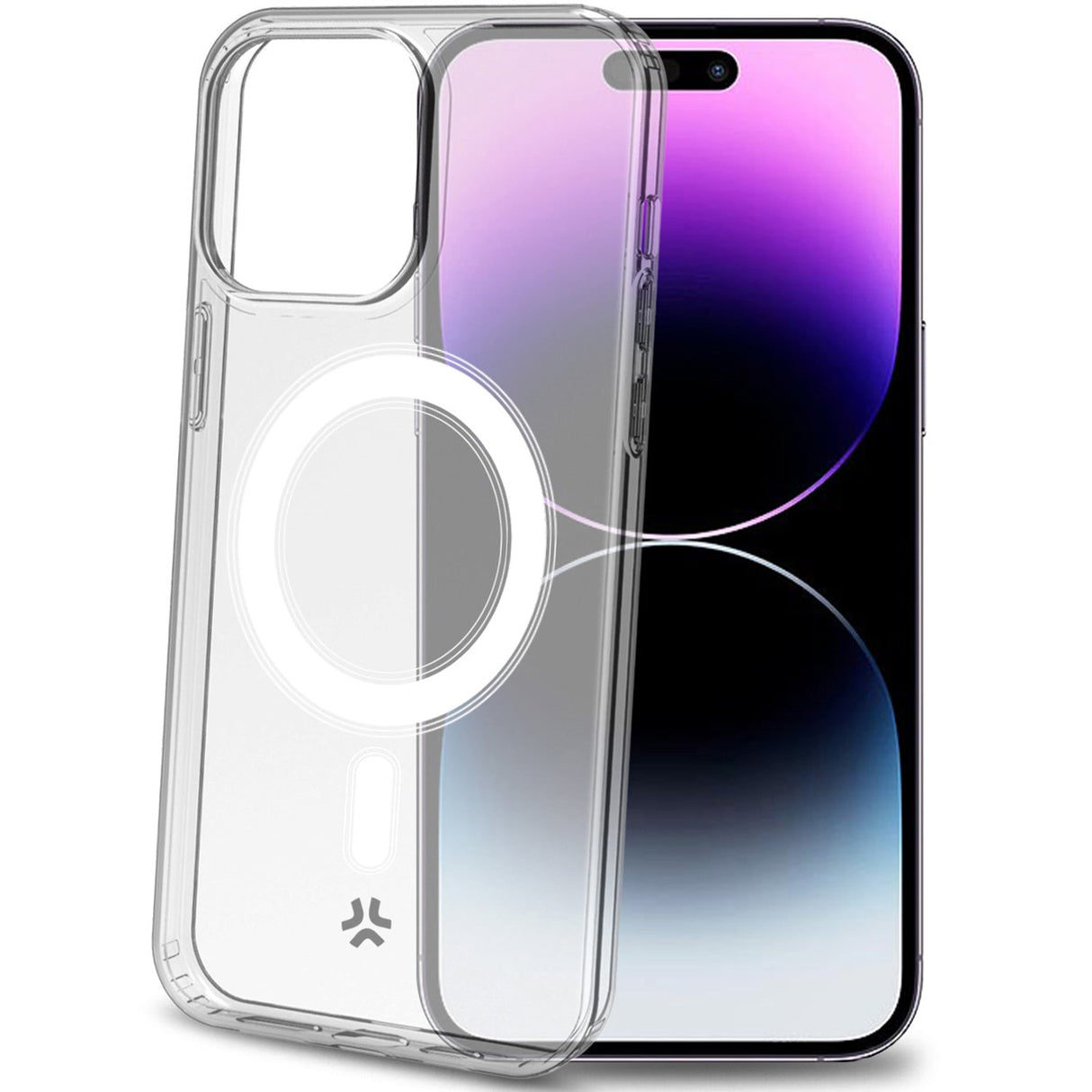 Celly Gelskinmag Magnetic TPU Cover iPhone 15 Pro Max Transparent