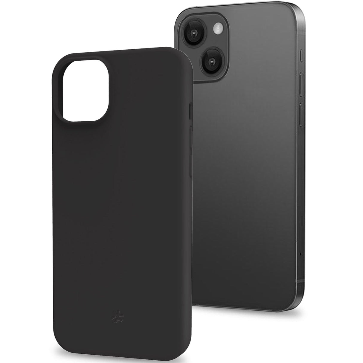 Celly Cromo Soft rubber case iPhone 15 Svart