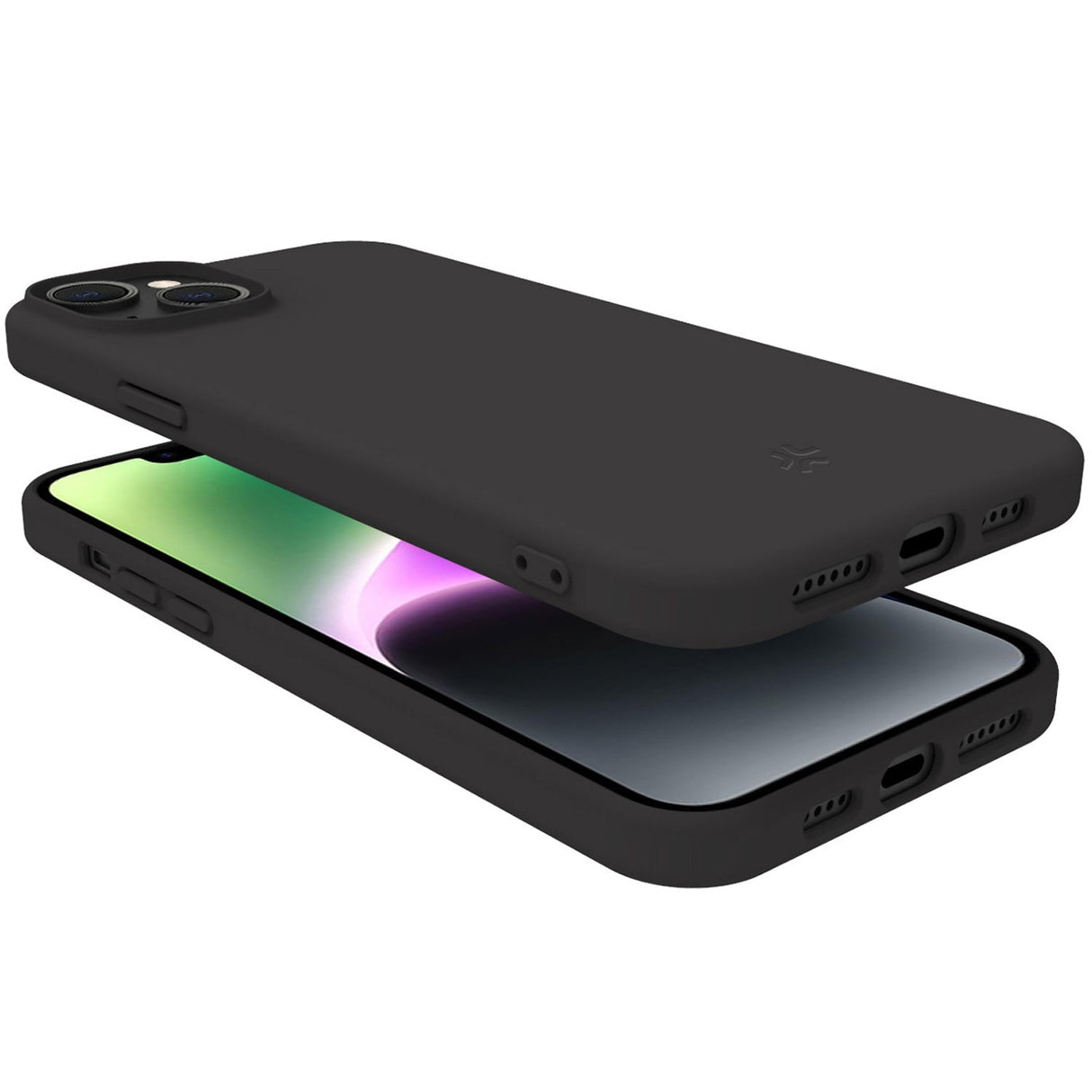 Celly Cromo Soft rubber case iPhone 15 Svart