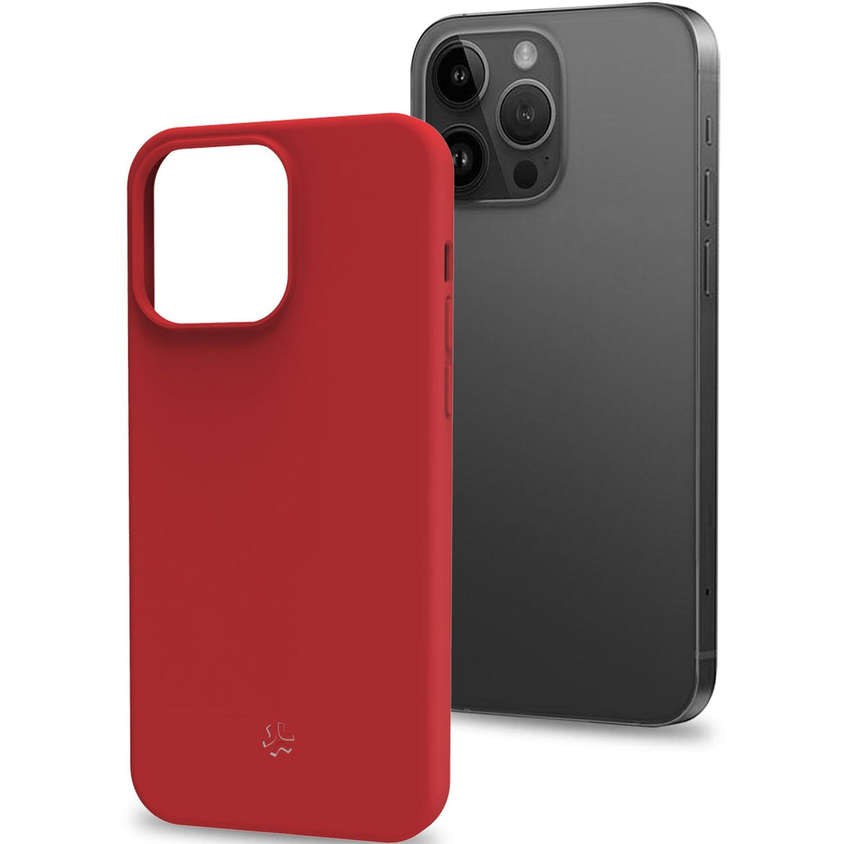 Celly Cromo Soft rubber case iPhone 15 Pro Röd