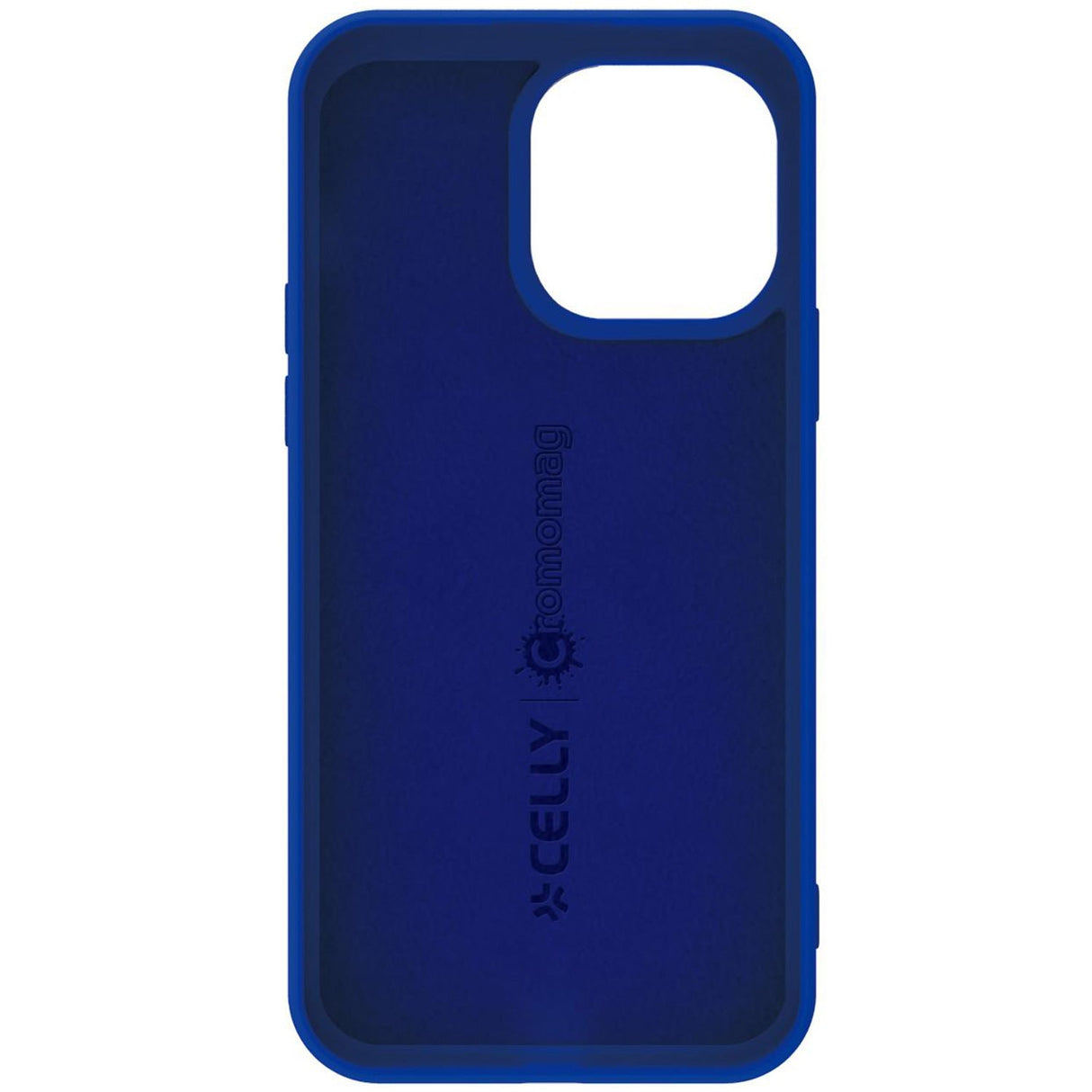 Celly Cromomag Soft rubber case MagSafe iPhone 15 Pro Blå