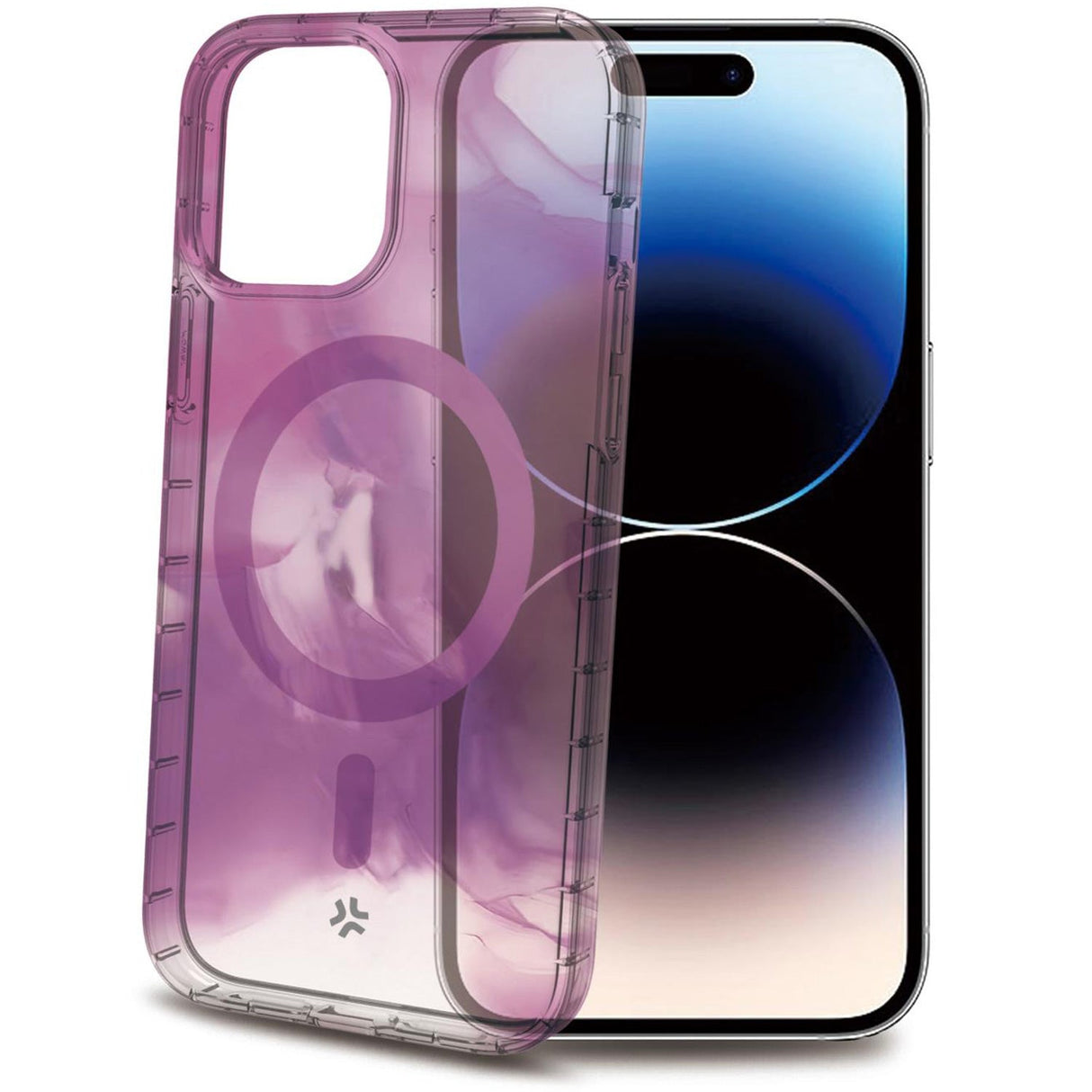 Celly Magshades TPU Cover MagSafe iPhone 15 Pro Lila