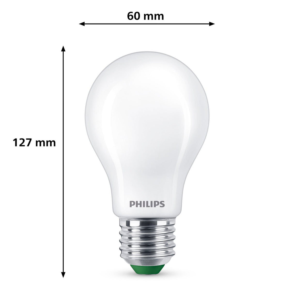 Philips Led E27 Normal 2,3W (40W) Frostad 485Lm 2700K Energiklass A