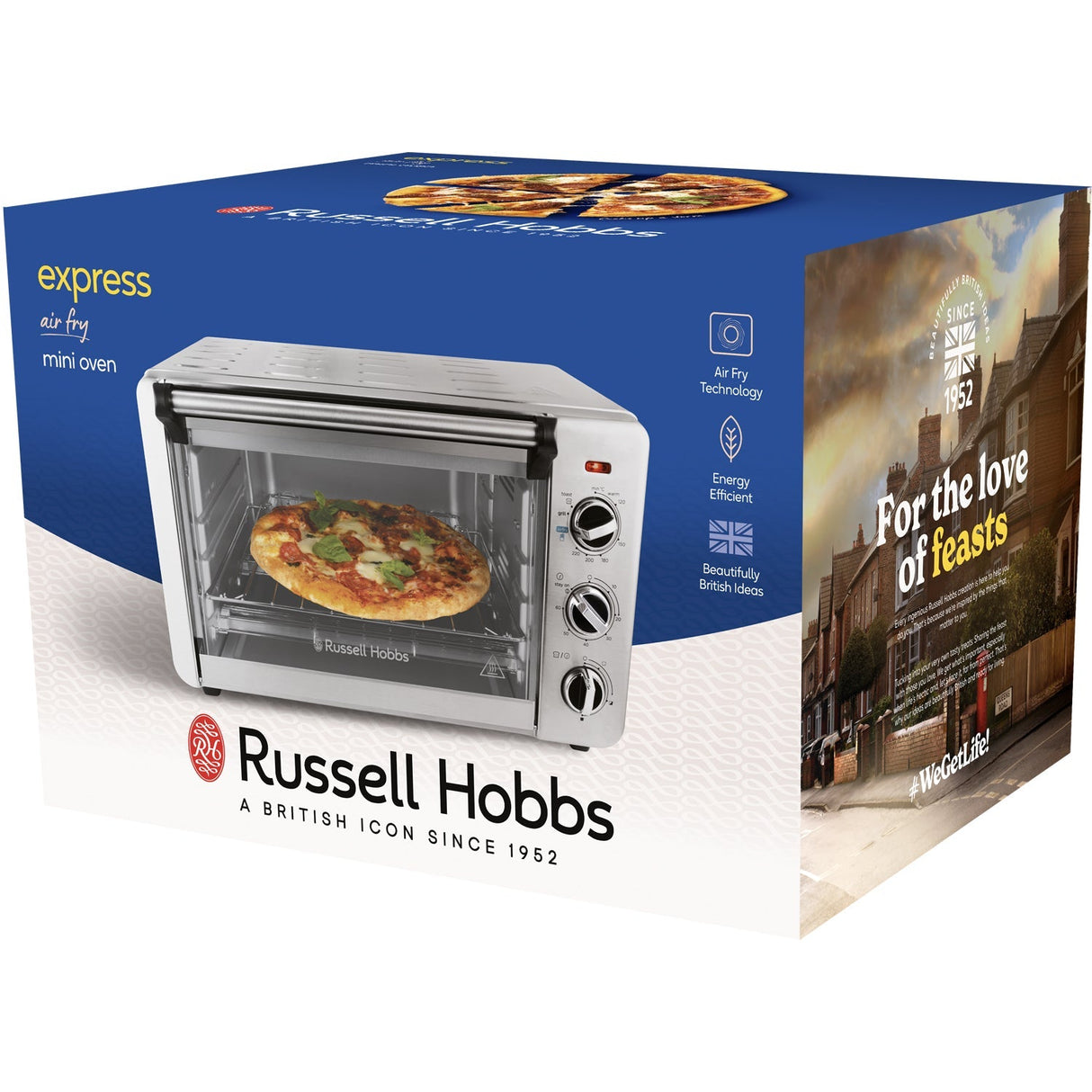 Russell Hobbs Miniugn Med Luftfritös Inbyggd 26680-56 Express Air Fry Mini Oven