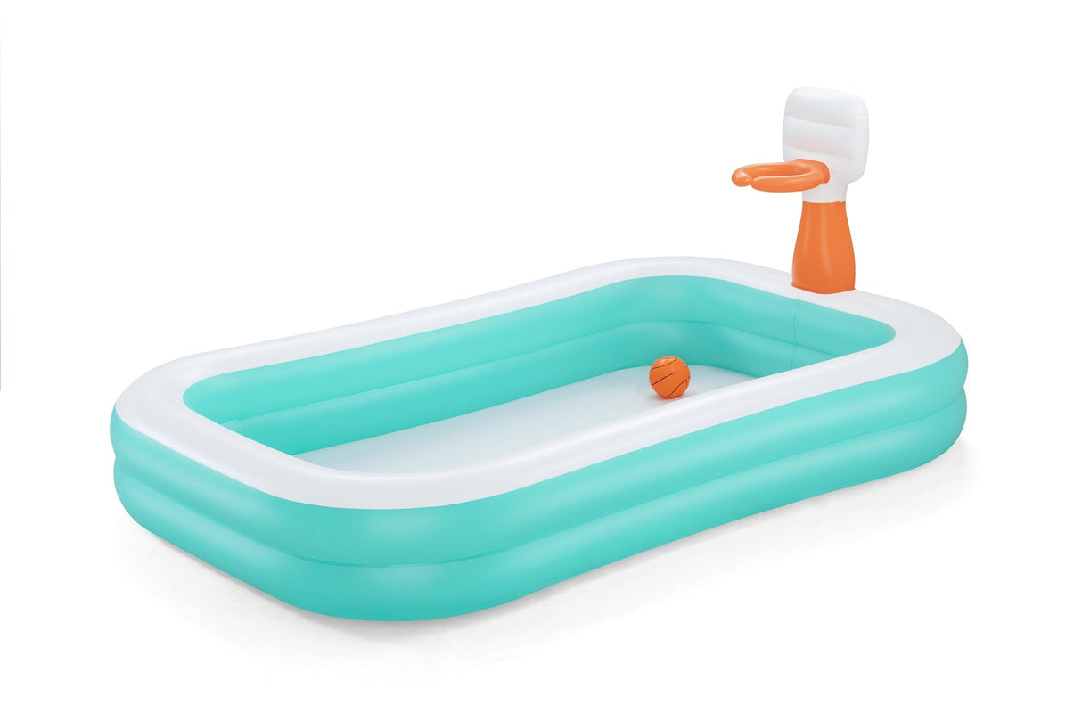 Bestway Dunk N Splash Familjepool 251 cm Uppblåsbar Pool