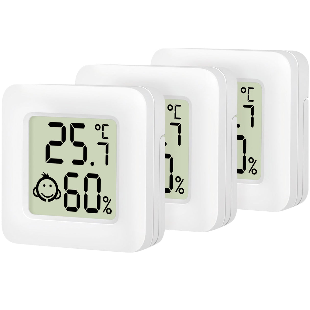 Logilink Digital Mini-Termometer/Hygrometer 3-Pack