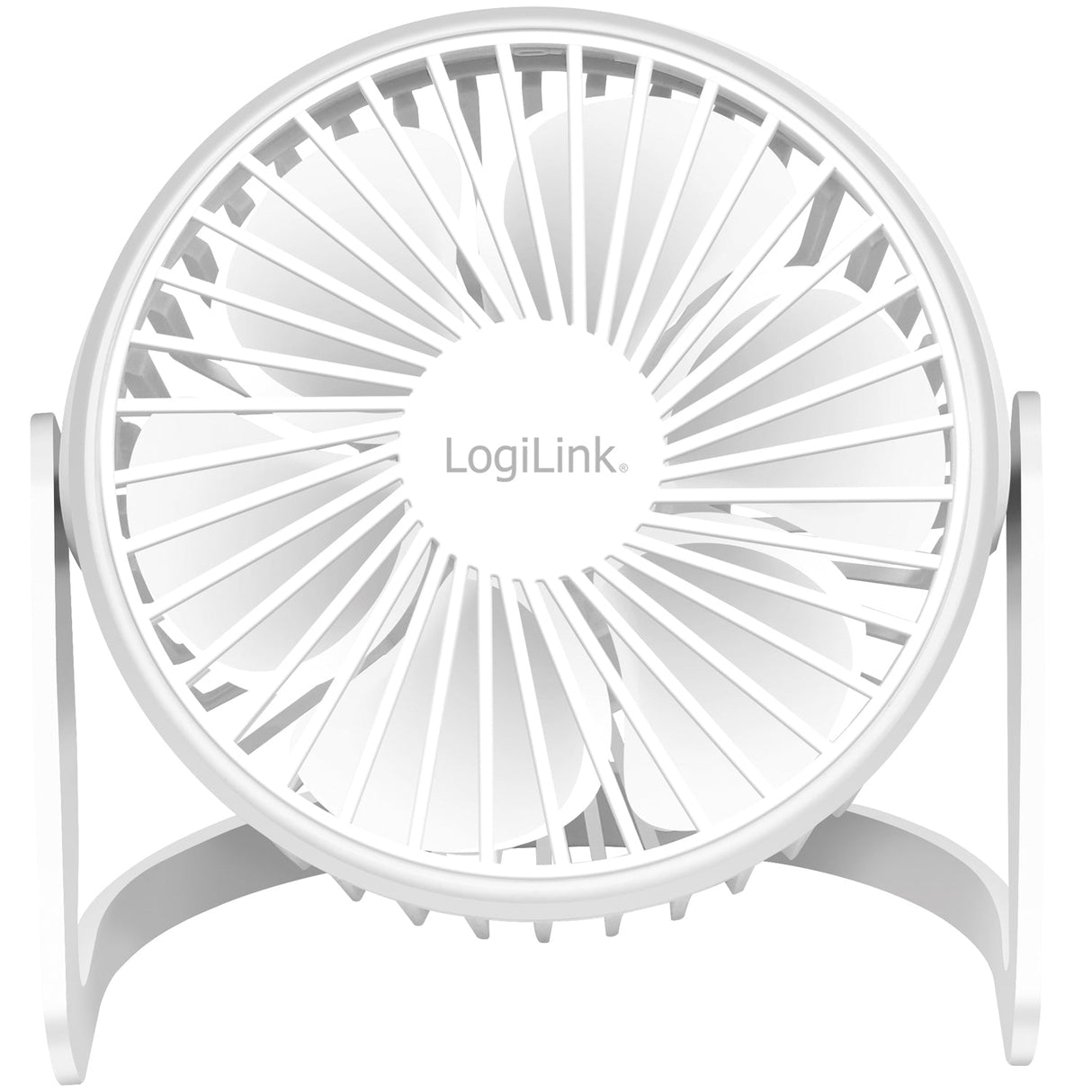 Logilink Usb-Fläkt Ø12,7 Cm Vit