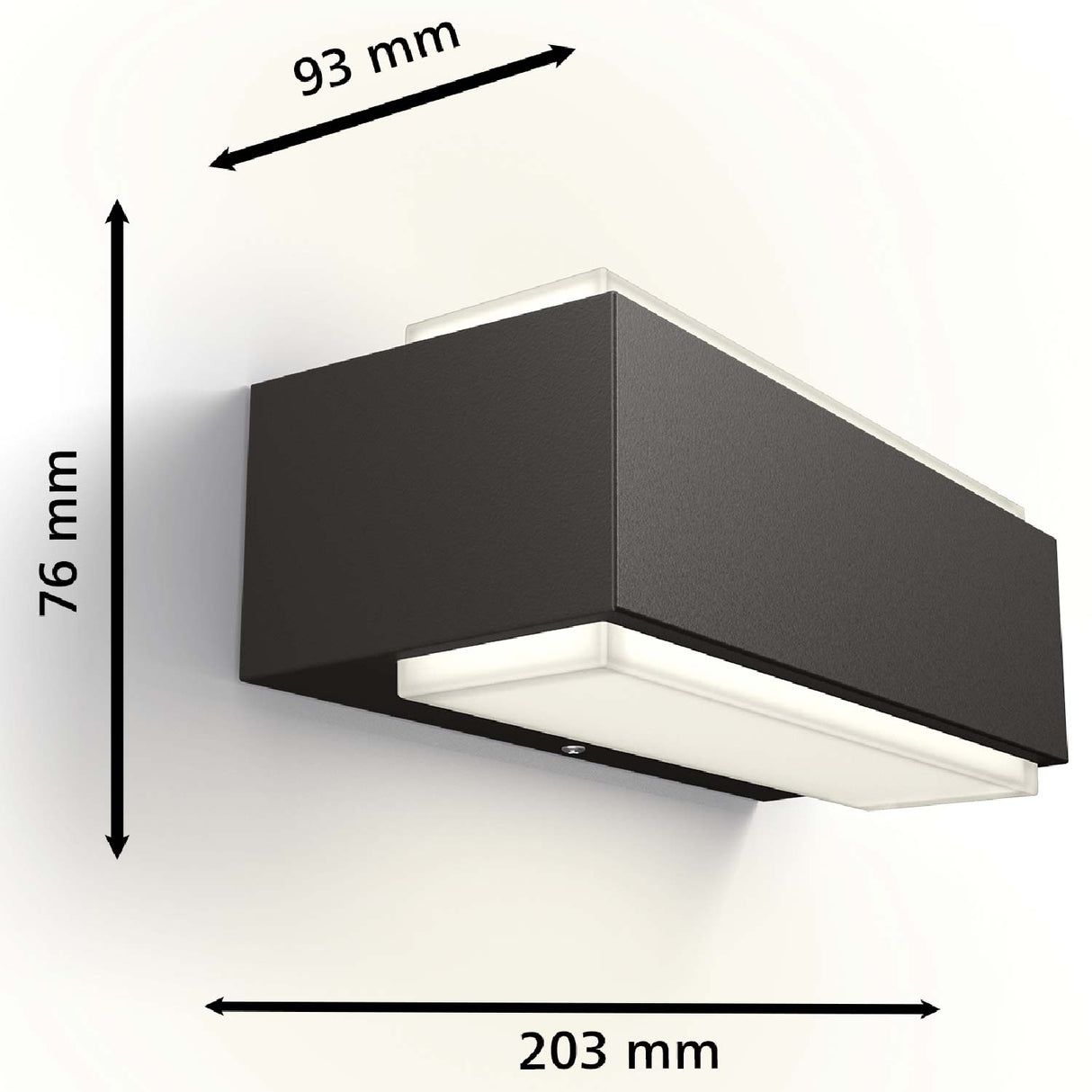 Philips Stratosphere Vägglampa Ultra Efficient Led 3,8W 800Lm Antracit