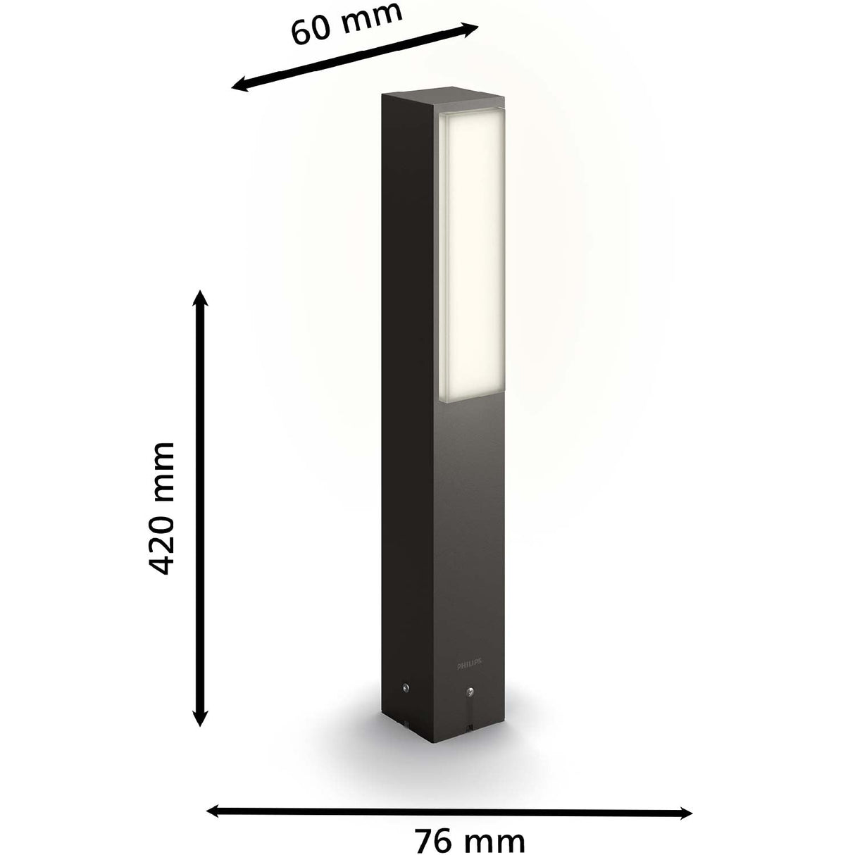 Philips Stratosphere Pedistal Ultra Efficient Led 3,8W 800Lm Antracit