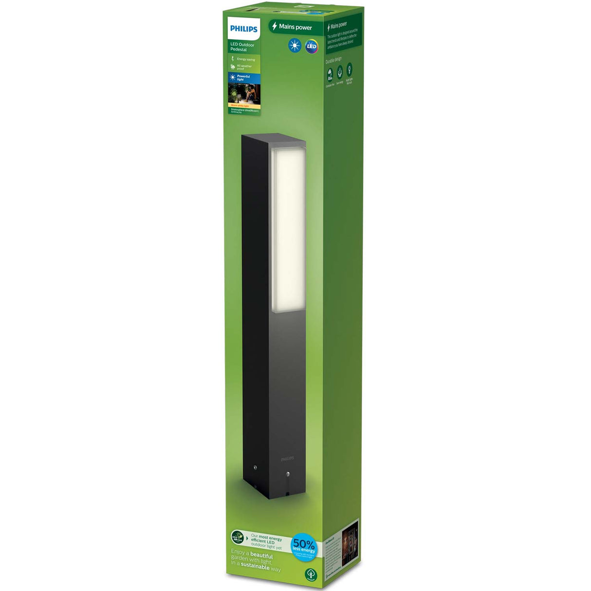 Philips Stratosphere Pedistal Ultra Efficient Led 3,8W 800Lm Antracit