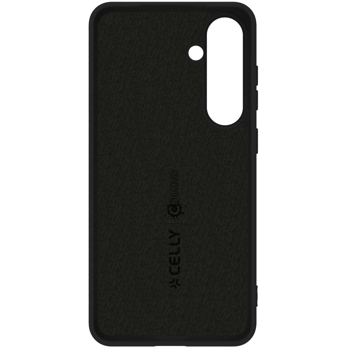 Celly Cromo Soft rubber case Galaxy S24 5G Svart