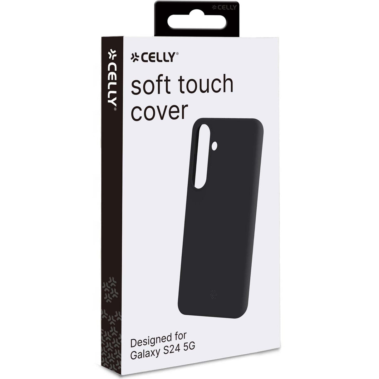 Celly Cromo Soft rubber case Galaxy S24 5G Svart