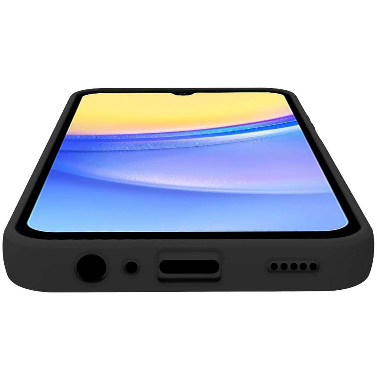 Celly Cromo Soft rubber case Galaxy A15 4G / A15 5G Svart