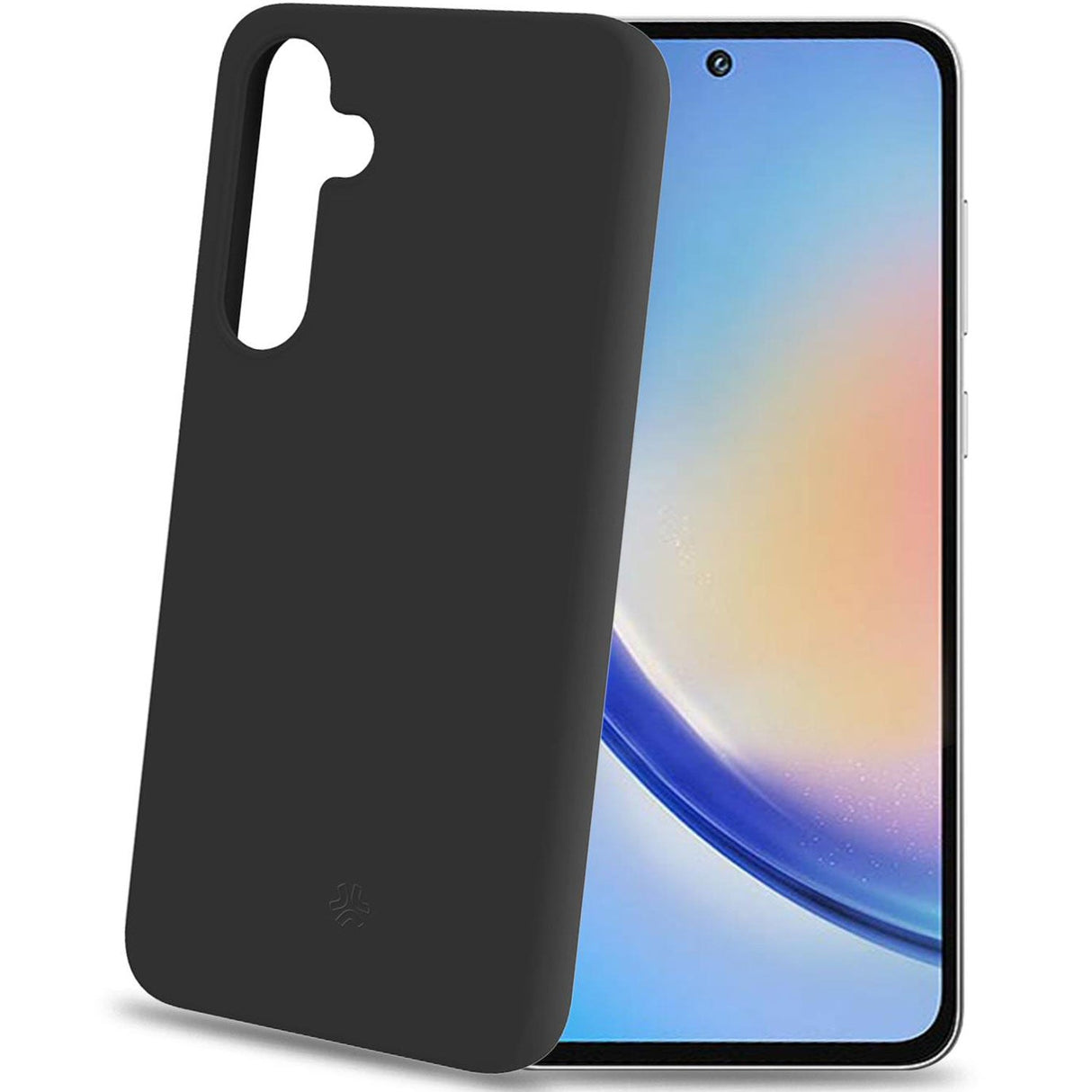 Celly Cromo Soft rubber case Galaxy A35 5G Svart