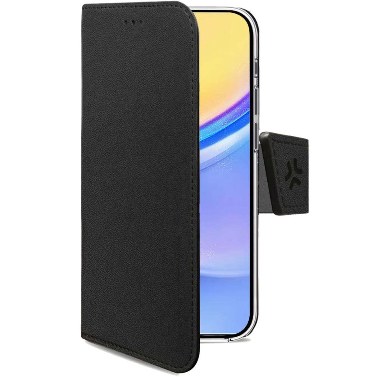 Celly Wally Wallet Case Galaxy A15 4G / A15 5G Svart