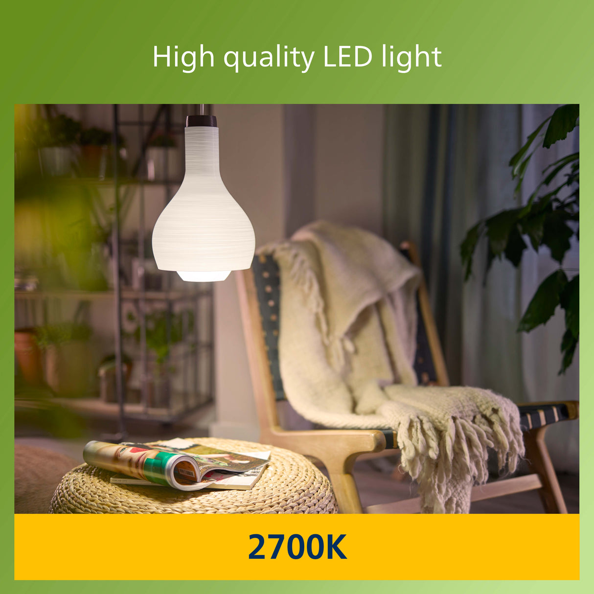 Philips Led E27 Normal 7,3W (100W) Frostad 1535Lm 2700K Energiklass A