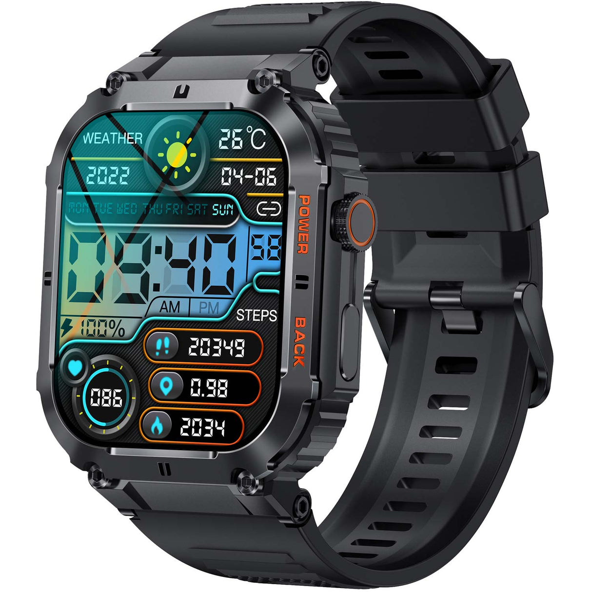 Denver Smartwatch Bluetooth Swc-191B Svart