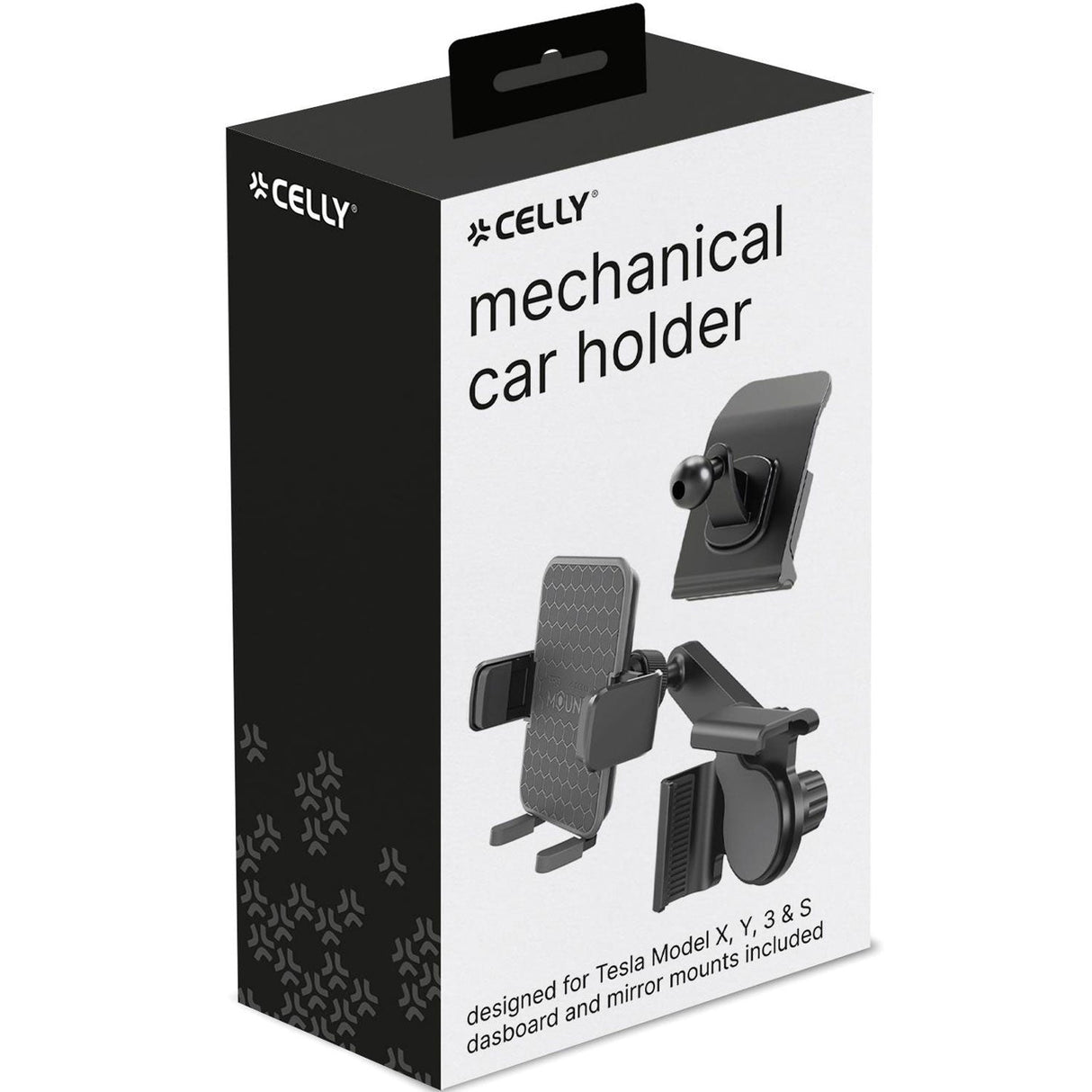 Celly Mobilhållare för Tesla Model X, Y, 3, S Skärm + instrumentbräda