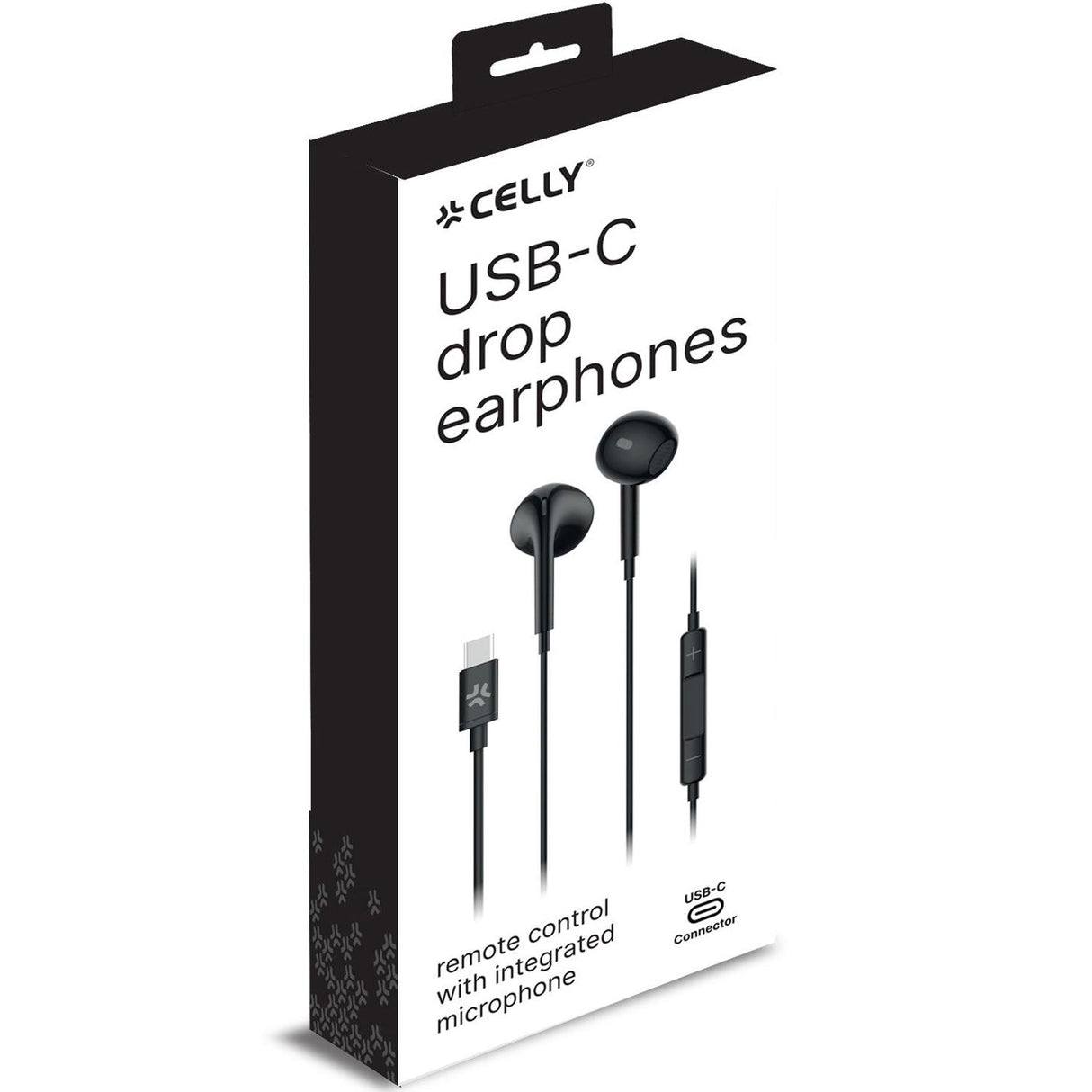 Celly Hörlurar Earpods Kabel USB-C UP1300 Svart