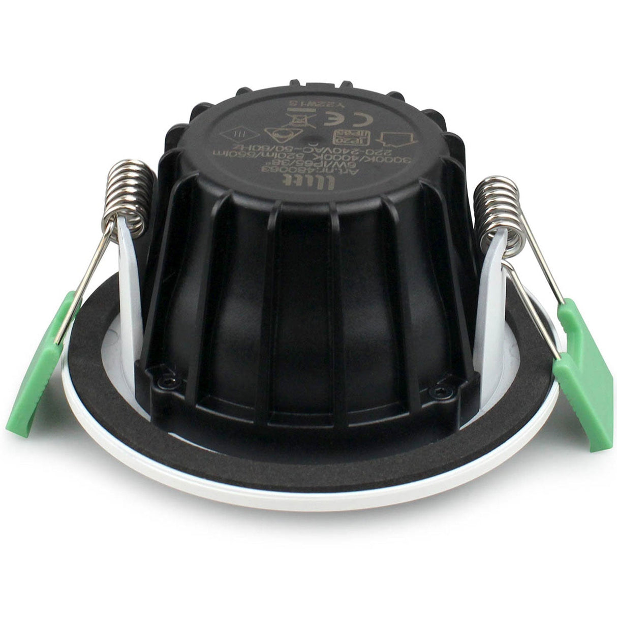 Llitt Sanna Dimbar Infälld Downlight 3000K/4000K 520Lm Ip65 3-Pack Vit