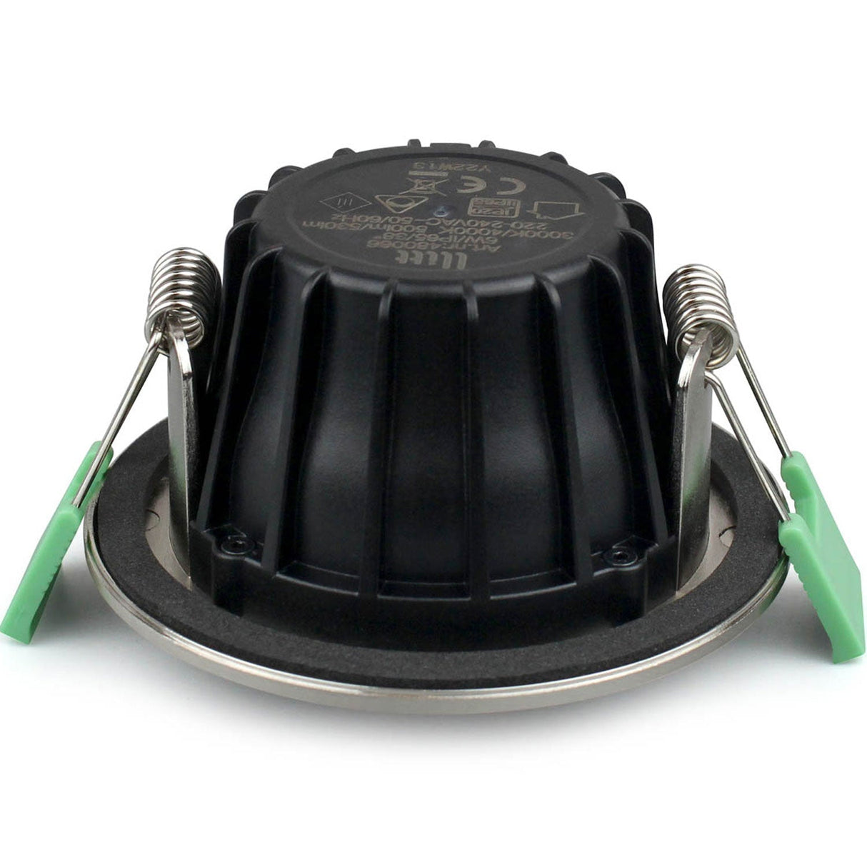 Llitt Sanna Dimbar Infälld Downlight 3000K/4000K 520Lm Ip65 1-Pack Borstad Stål