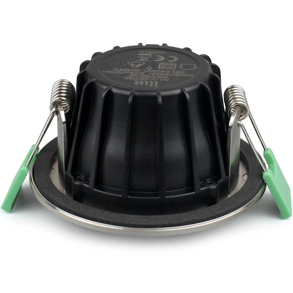 Llitt Sanna Dimbar Infälld Downlight 3000K/4000K 520Lm Ip65 3-Pack Borstad Stål