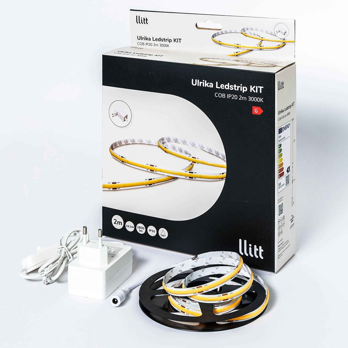 Llitt Ulrika Ledstrip Kit Cob-Led Ip20 2M 3000K