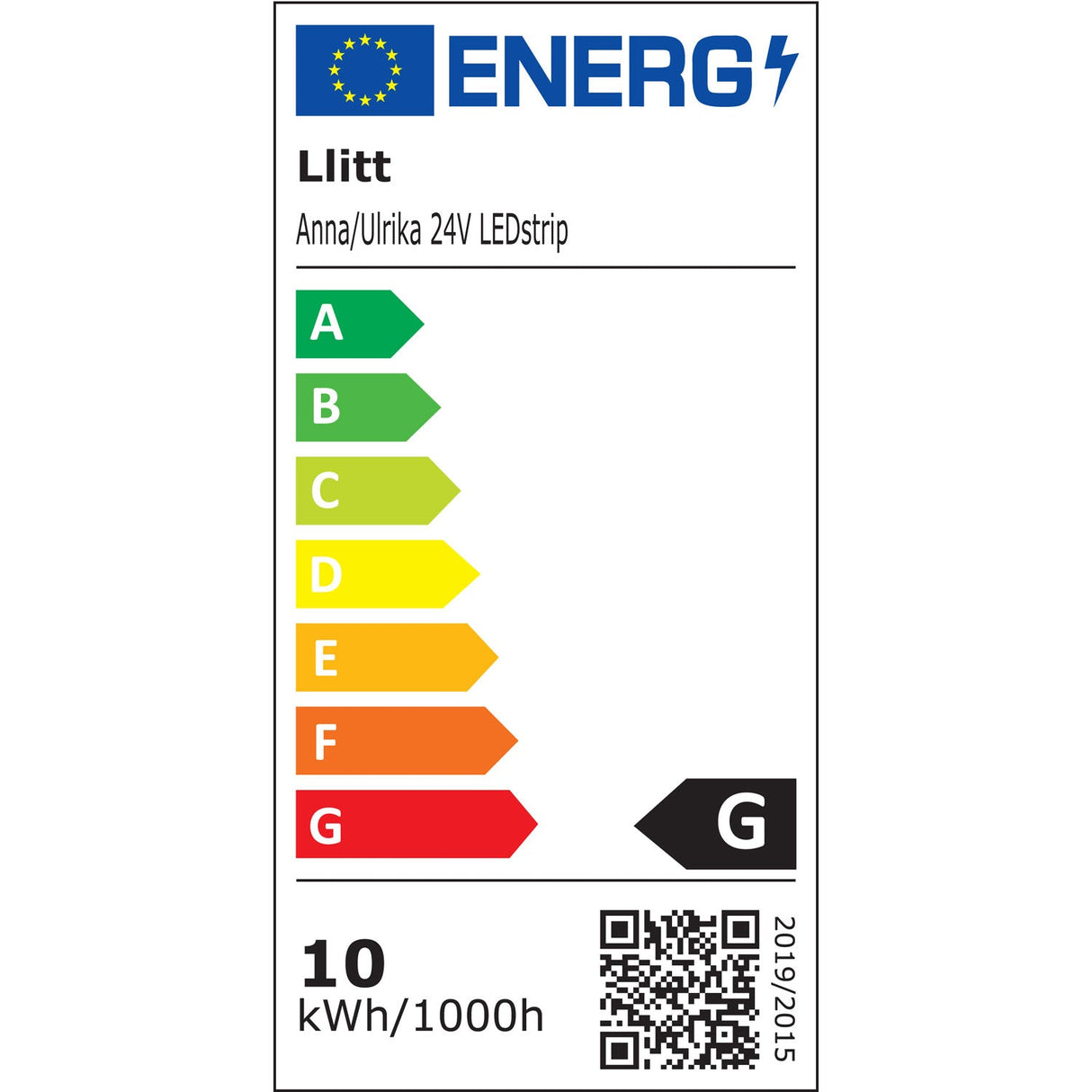 Llitt Anna Ledstrip Kit Cob-Led Milky Ip65 2M 3000K