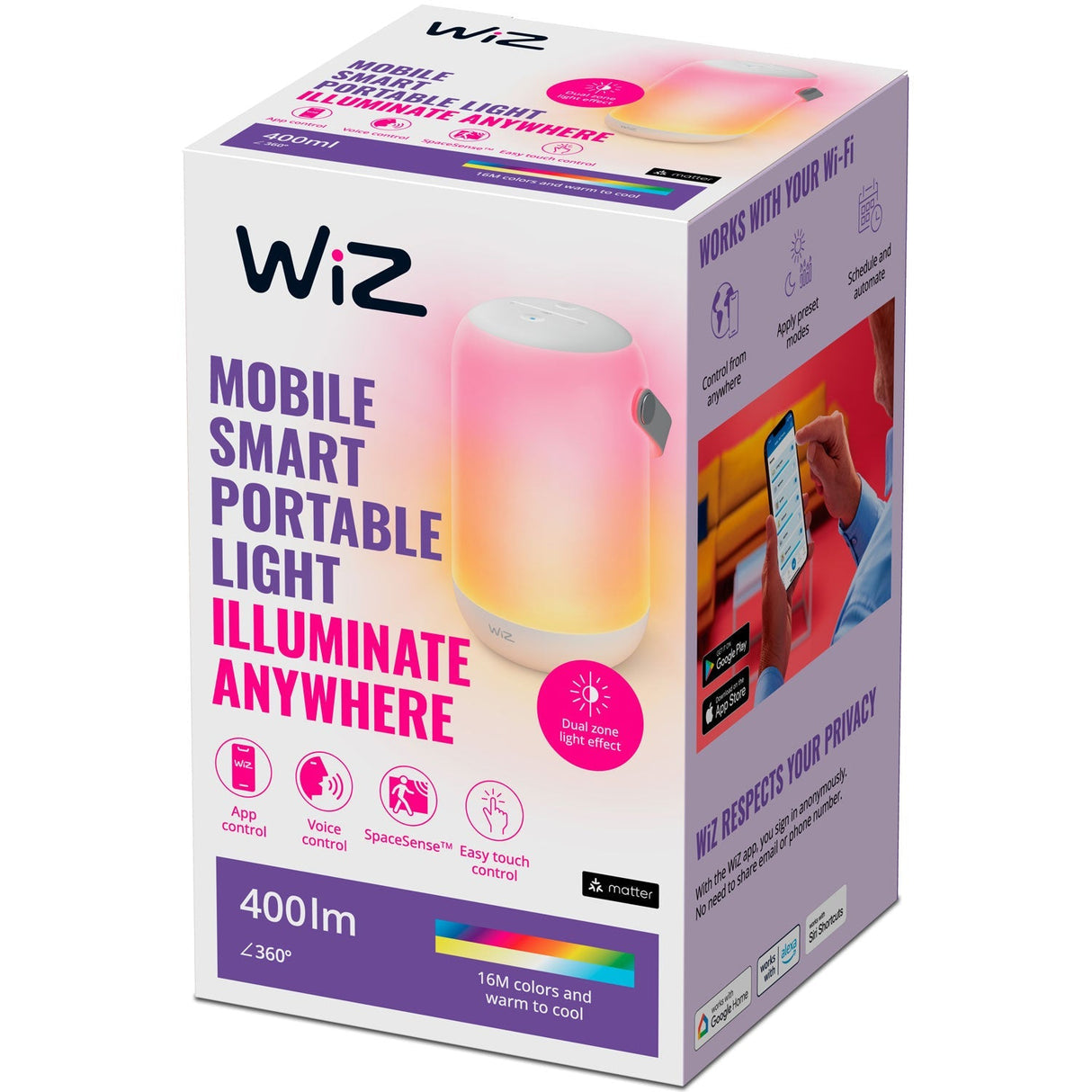 Wiz Wifi Portabel Lampa
