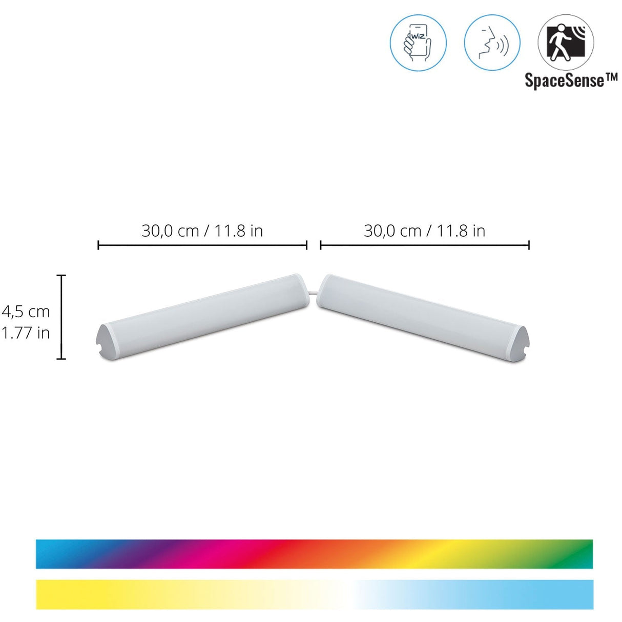 Wiz Wifi Light Bar Rgb 2-Pack