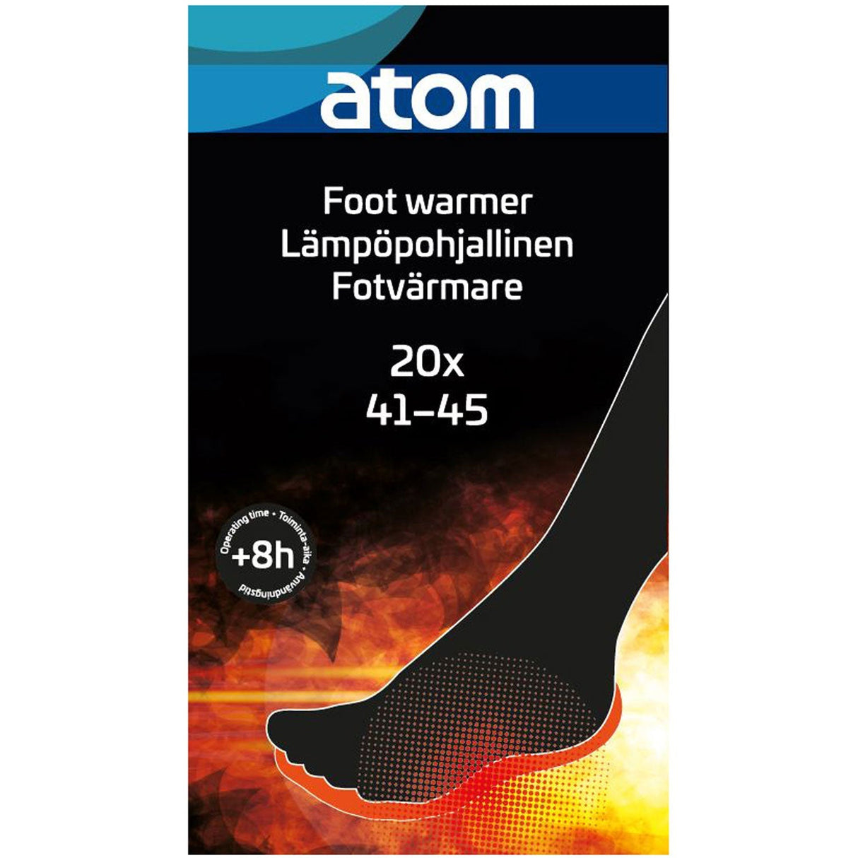 Atom Termisk Innersula – Storlek 41–45 20 st