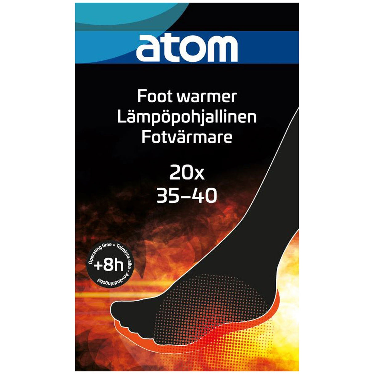 Atom Termisk Innersula – Storlek 35–40 20 st