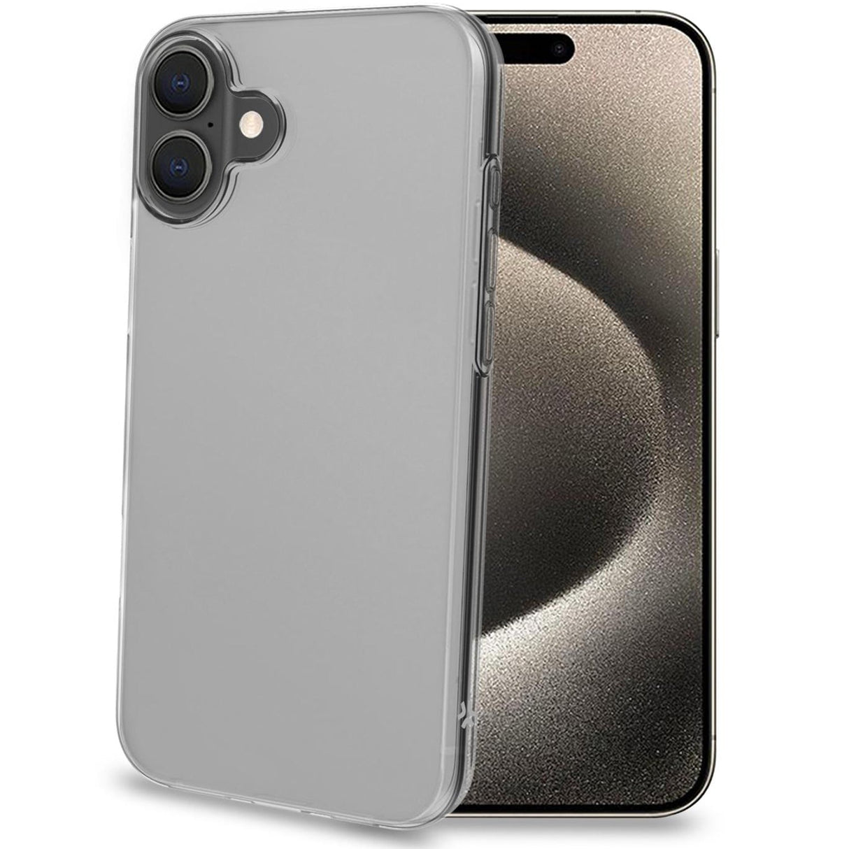Celly Gelskin TPU Cover iPhone 16 Plus Transparent