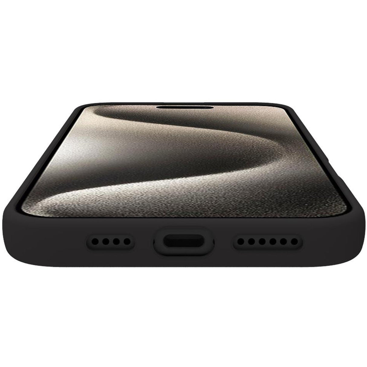 Celly Cromomag Soft rubber case MagSafe-kompatibelt 16 Pro Max Svart