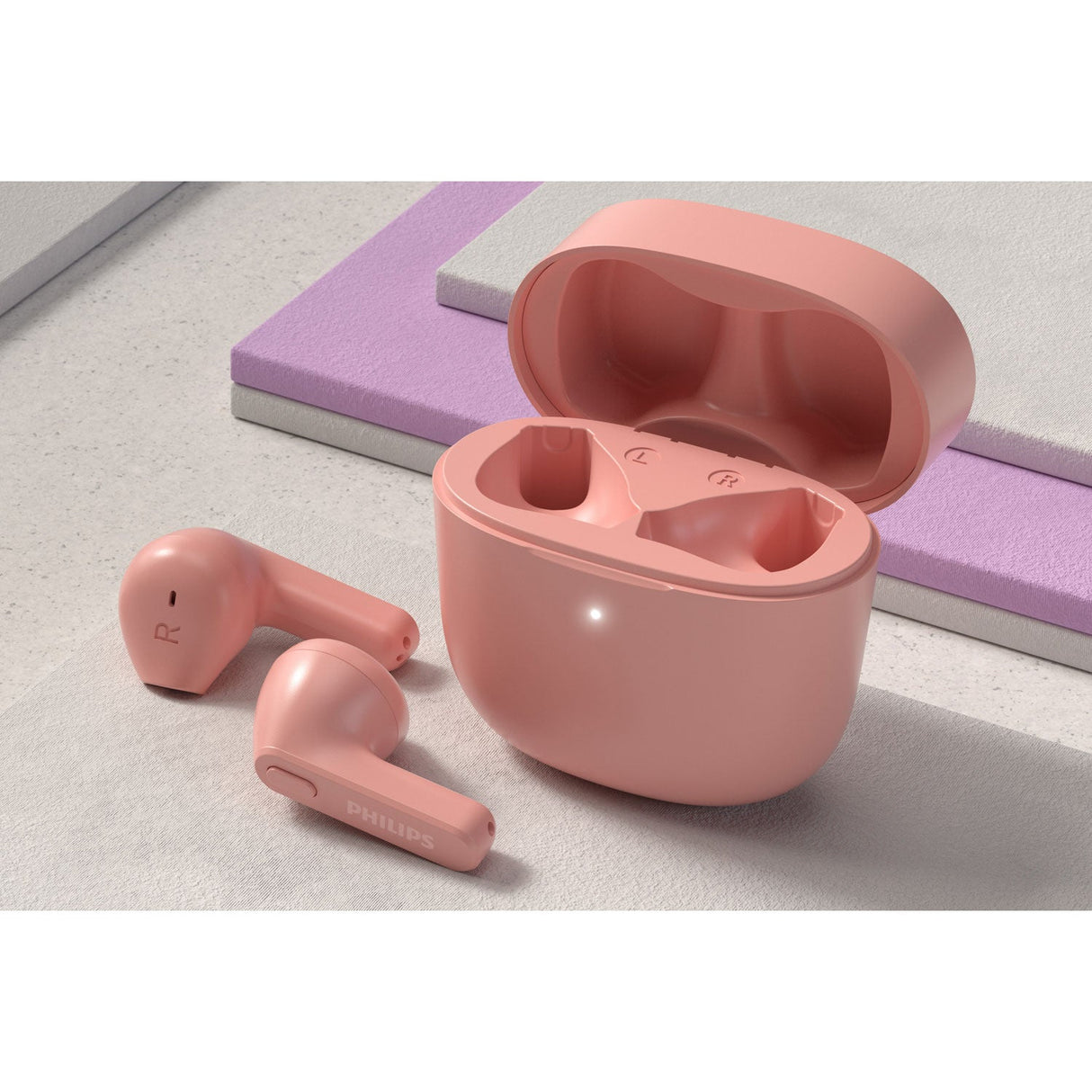 Philips Hörlurar In-Ear TWS IPX4 6+18 h – TAT2206PK/00 Rosa