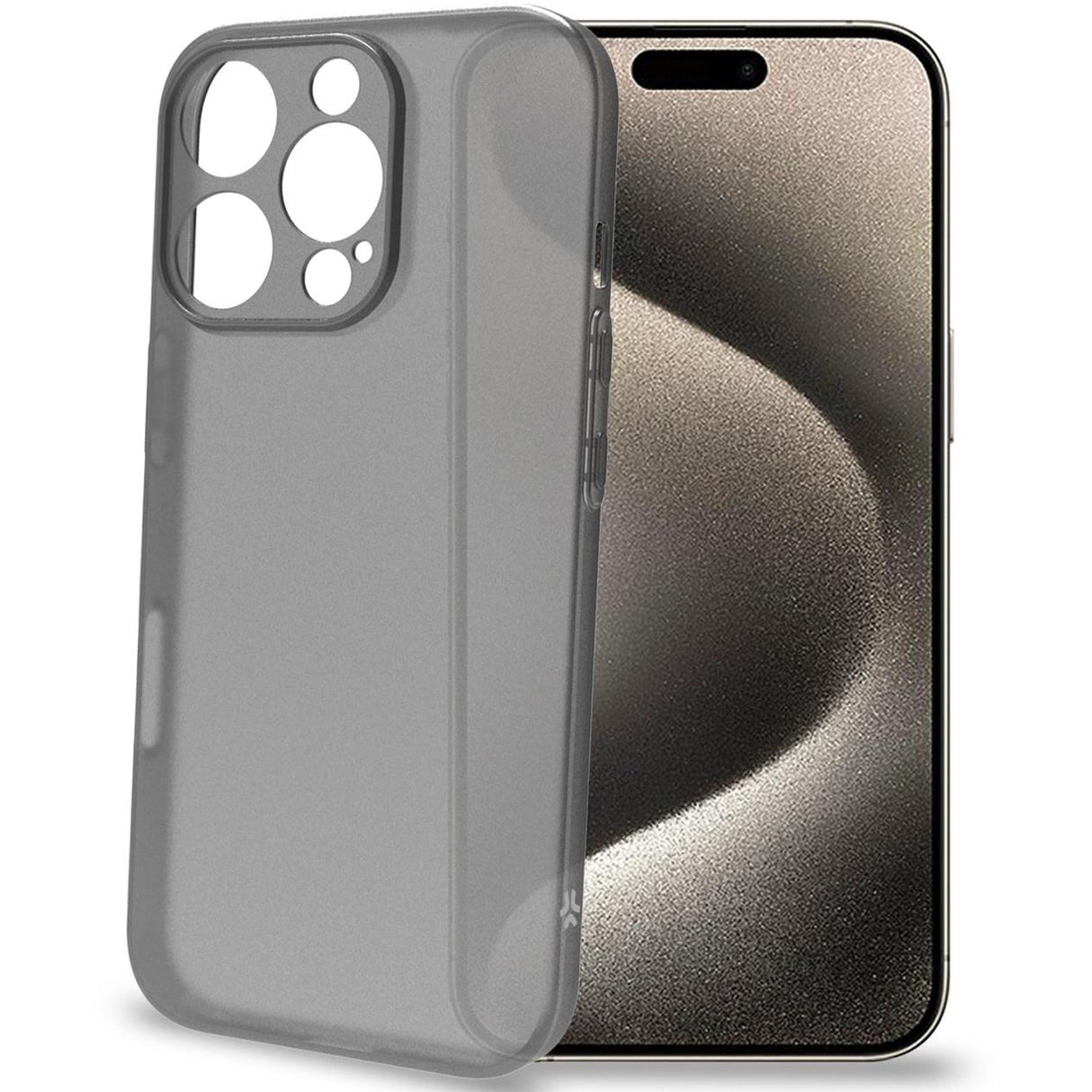 Celly SPACE Super Thin Cover iPhone 16 Pro Svart