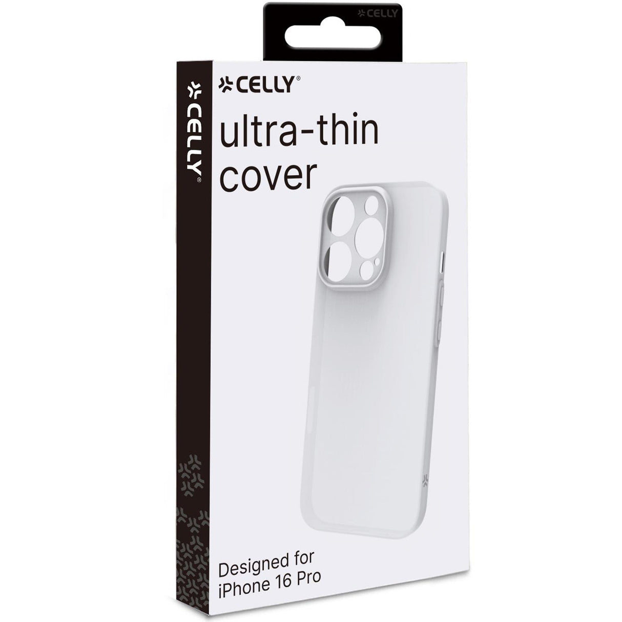 Celly SPACE Super Thin Cover iPhone 16 Pro Vit