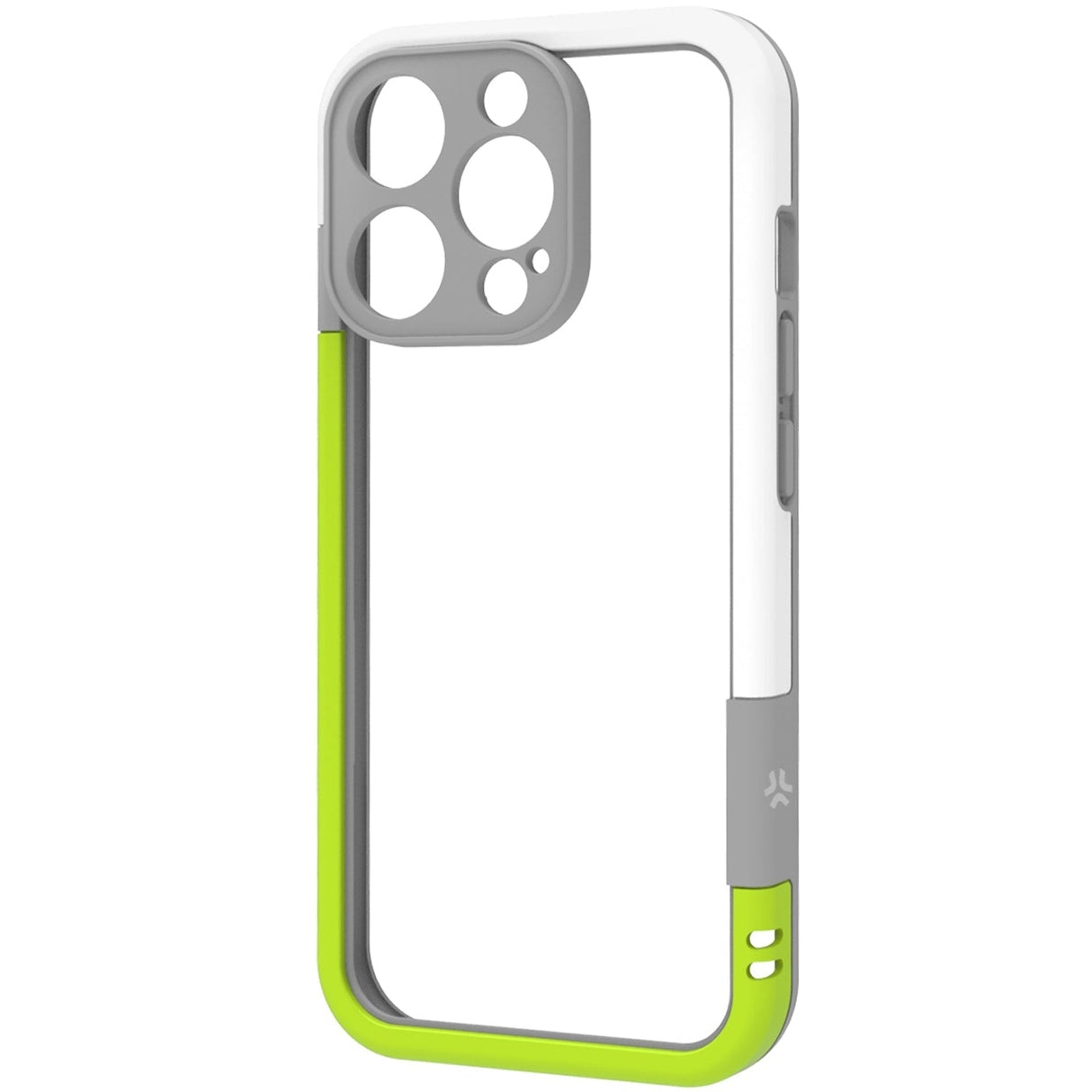 Celly Bumper iPhone 16 Pro Vit/Limegrön