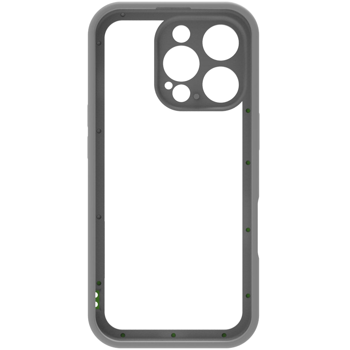 Celly Bumper iPhone 16 Pro Vit/Limegrön