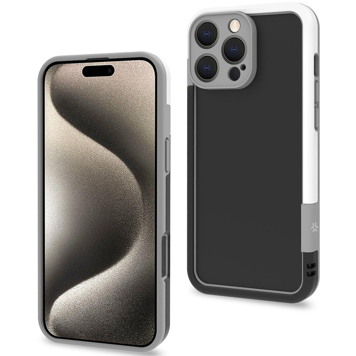 Celly Bumper iPhone 16 Pro Max Svart/Vit