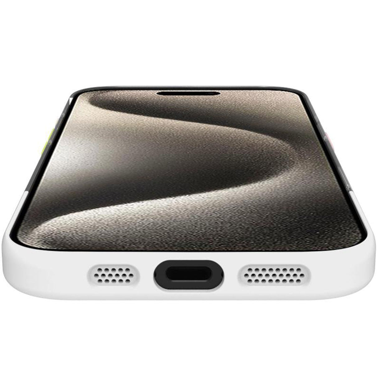 Celly Magdual MagSafe-kompatibelt skal iPhone 16 Vit + Transparent