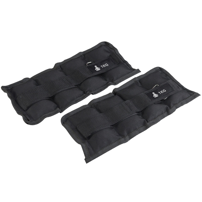 Fitpaddy DuoFlex Viktmanchetter 2 x 1kg - Handled & Ankel