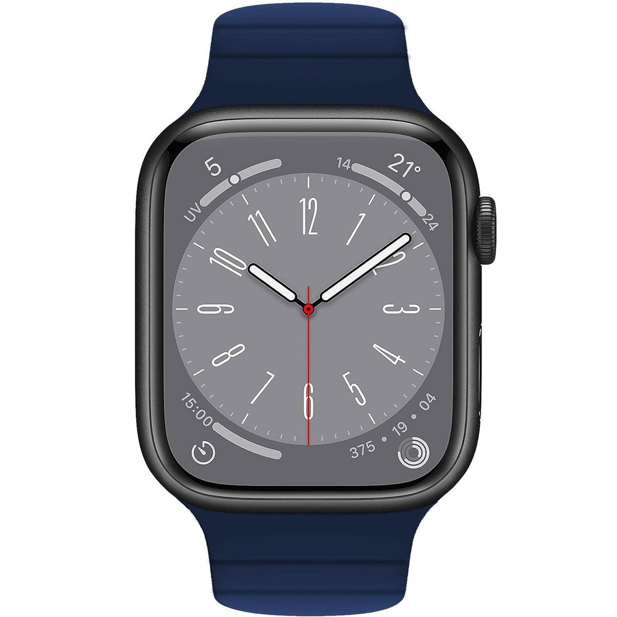 Celly Armband Till Apple Watch 42/44/45Mm Magnetiskt Blå