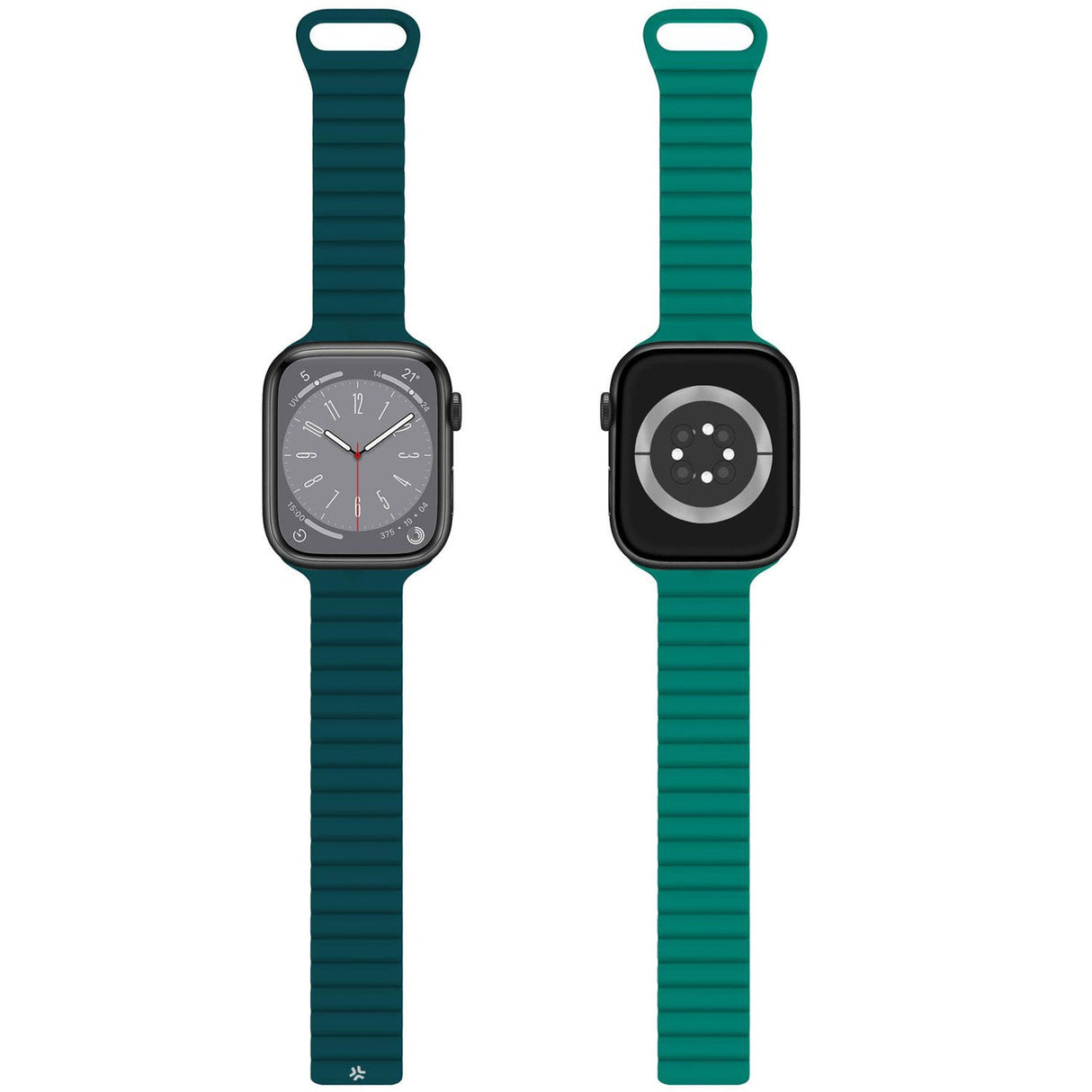 Celly Armband Till Apple Watch 42/44/45Mm Magnetiskt Grön