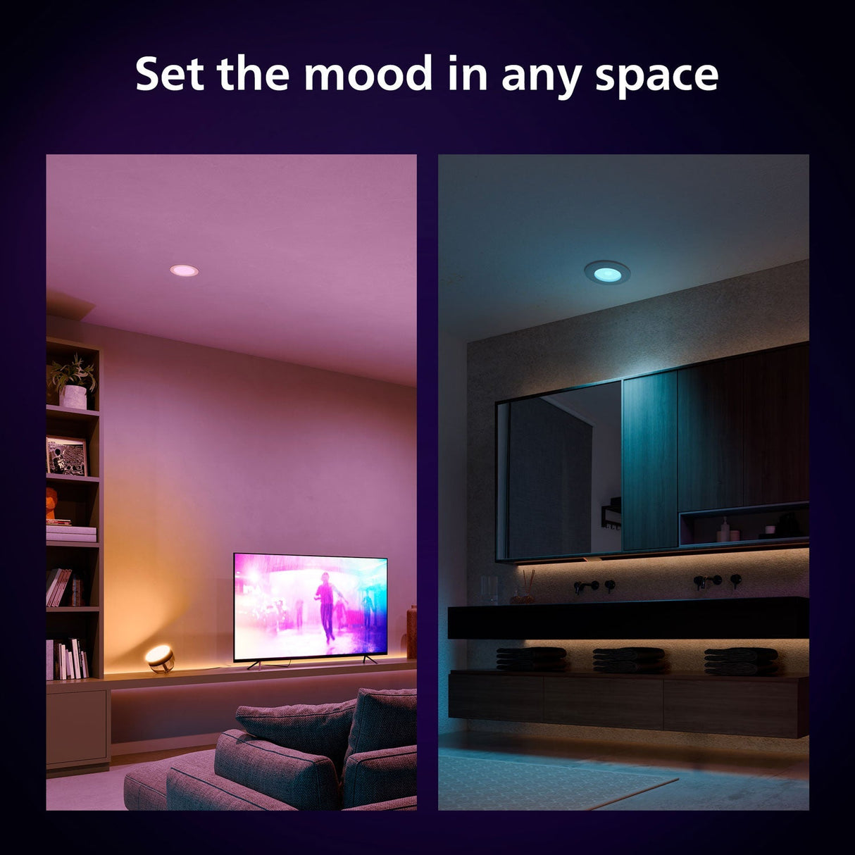 Philips Hue Slim Downlight L 170Mm White And Color Ambiance Vit 1-Pack
