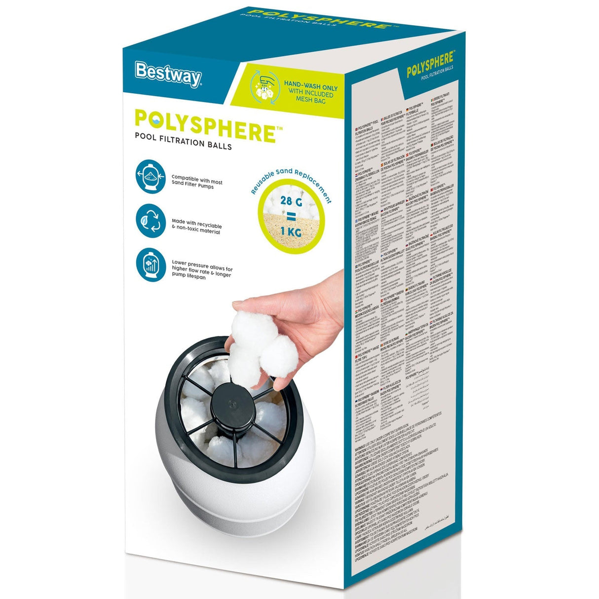 Bestway Flowclear Polysphere – Filterbollar Pool & Sandfilter