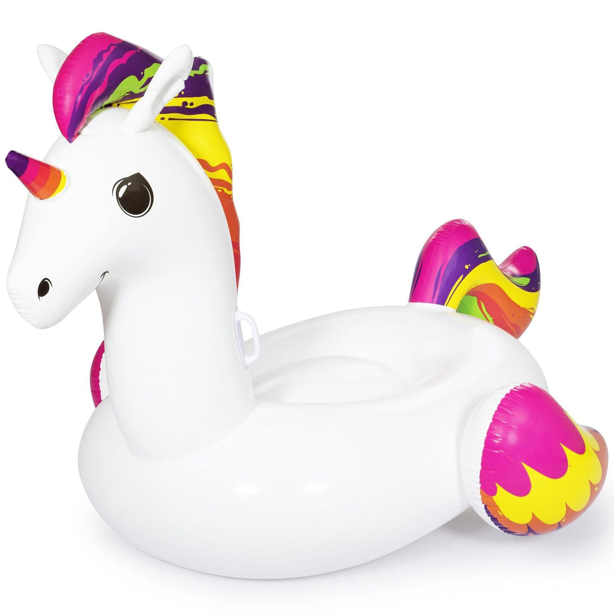 Bestway Badmadrass Supersized Unicorn Ride-On 2.24m X 1.64m Vit